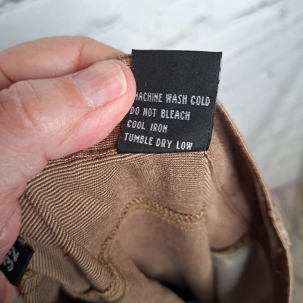 BC Ethic Brown EZ FIT Mens Casual Stetch Straight Leg Trouser Sz 32 - Picture 9 of 9